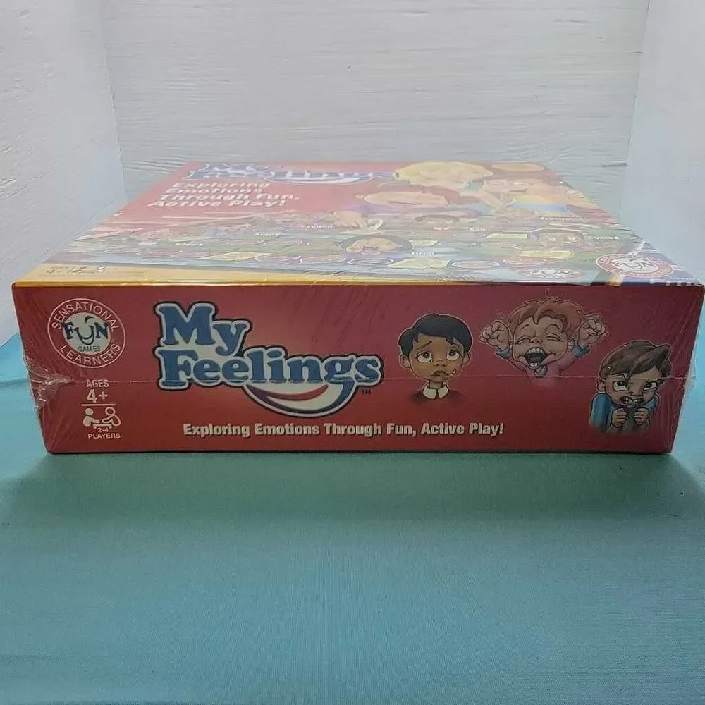 My Feelings Exploring Emotions Through Fun Active Play Board Game Kids Ages 4+
